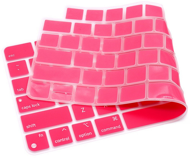 애플적용 A2449A2450 블루투스 티푸 매직키보드 실리콘 키패드 적용, 로즈 레드, 하나, 1개