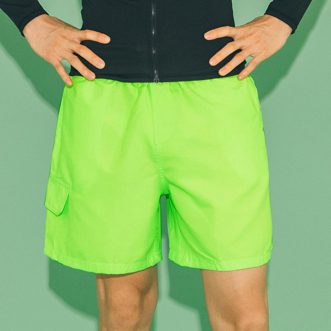 헤링본 남자 비치웨어 반바지 래쉬가드팬츠 보드숏 수영복 하의 휴양지 바캉스룩 해변 A25M