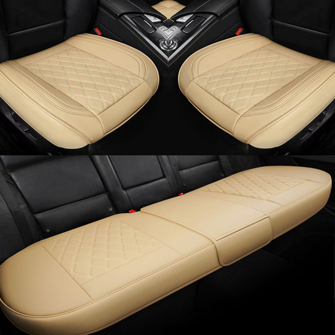 제니븐 카시트커버 가죽 자동차 시트교체 방석 SF-680 풀세트, 1세트, 베이지