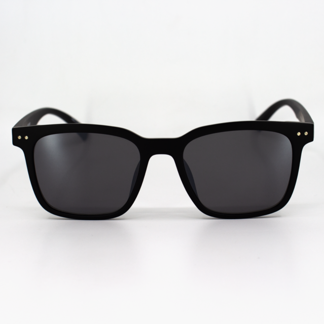 클래식 오버사이즈 무광 블랙 사각 뿔테 드라이브 선글라스