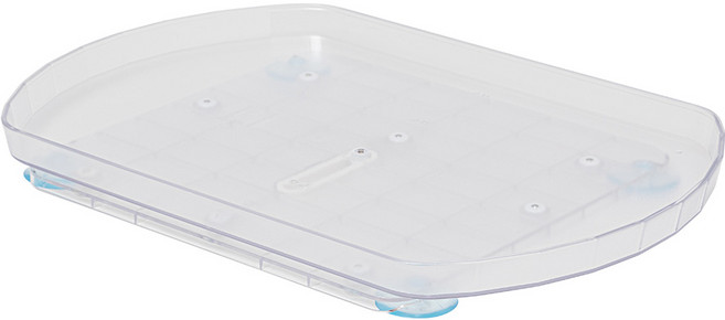 이지앤프리 턴메이트 회전트레이 냉장고 턴테이블, 투명, 1개