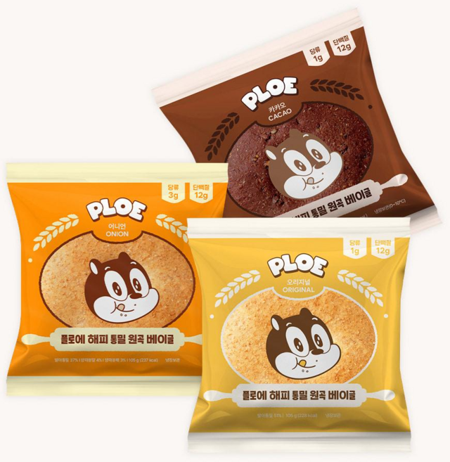 플로에 해피 통밀 원곡 베이글 3종 세트 (2+2+2)