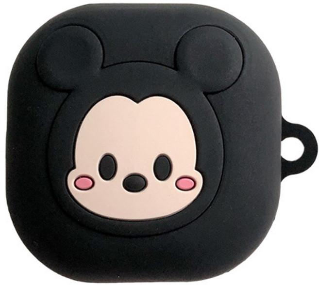 아임펄슨 갤럭시 버즈2 케이스 버즈라이브 케이스 캐릭터 투명 곰돌이 푸 버즈프로2 케이스, 미키마우스, 남자