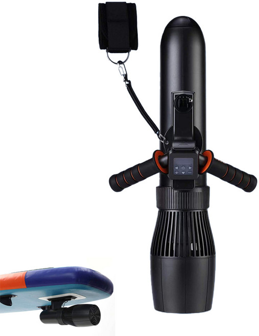 전동 모터 패들보드 스쿠버 스쿠터 수중추진기 제트 서핑보드, 500W 10000mAh 24v+핸들