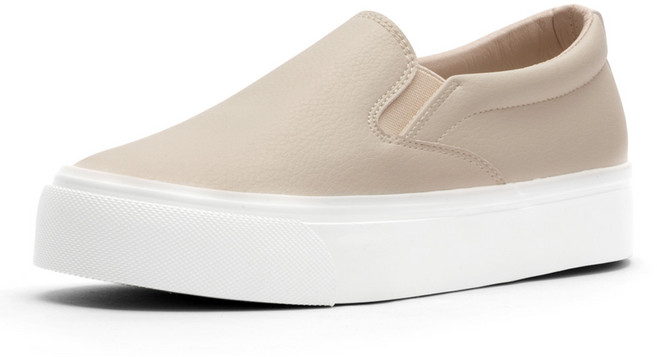 SNRD 여성용 키높이 슬립온 스니커즈 SN184