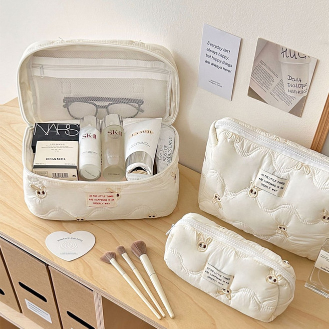 쿵샵 귀염토끼 다용도파우치 3세트