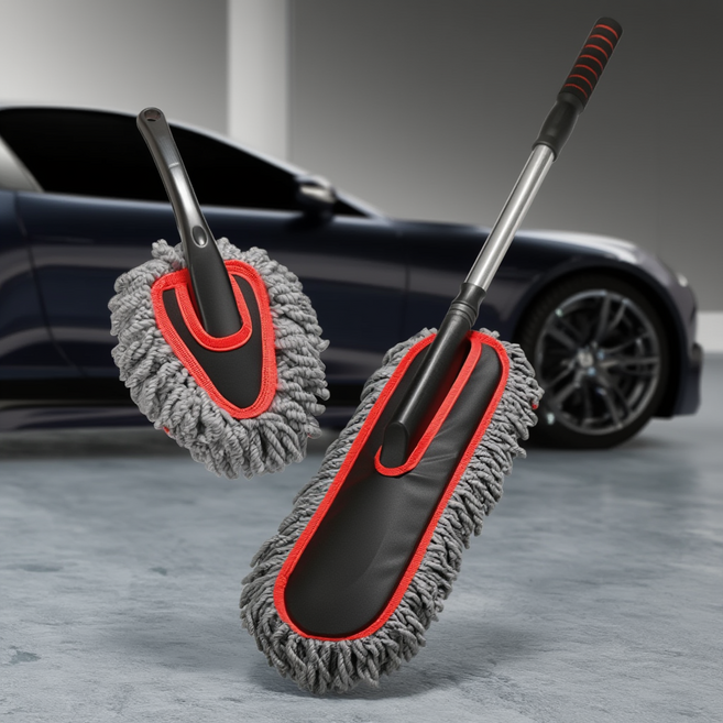 차량용 세차용 길이조절 고밀도 먼지털이 2종, 1세트