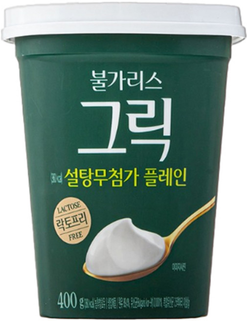 남양 불가리스 락토프리 그릭 요거트 400g 6개 냉장배송