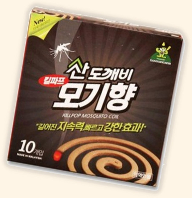 (수담스토어) 태우는 코일형 모기향 약 야외 캠핑 모기퇴치제 10개