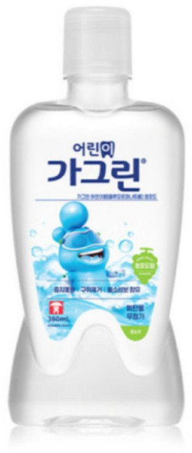 가그린 어린이 구강청결제 청포도향, 380ml, 1개