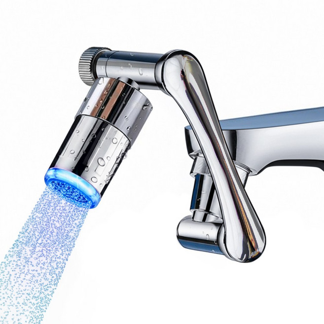 클링바스 자가발전 회전 다기능 니플 스마트 워터탭 LED 형, 1개