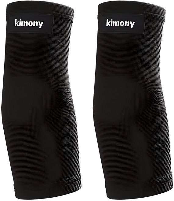 키모니 팔꿈치 보호대 KSP003, 2개, 블랙