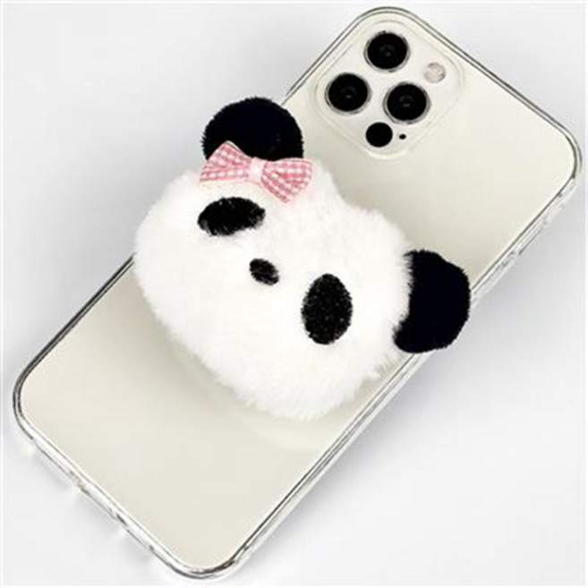 LG X500 X400 X300 복실이 헤어밴드 스마트톡 투명 젤리 케이스