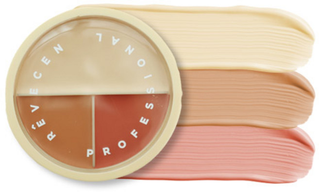 레브쌍 3 컴플렉스 커버 앤 컨실러3 (Coral Pink + Honey Peach + Light Beige), One, 1개