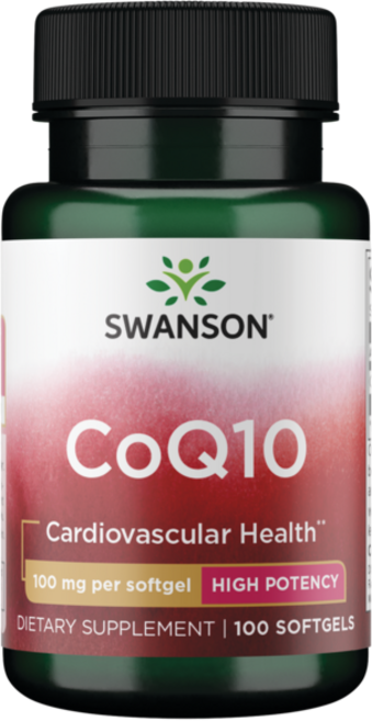 Swanson 斯旺森 輔酶Q10軟膠囊 100mg, 1罐, 100顆