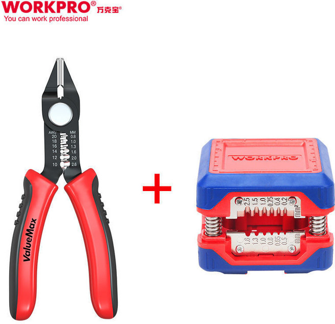 WORKPRO 剝線鉗 剝線工具, 1個, Φ剝線鉗+剝線魔盒【專業推薦】