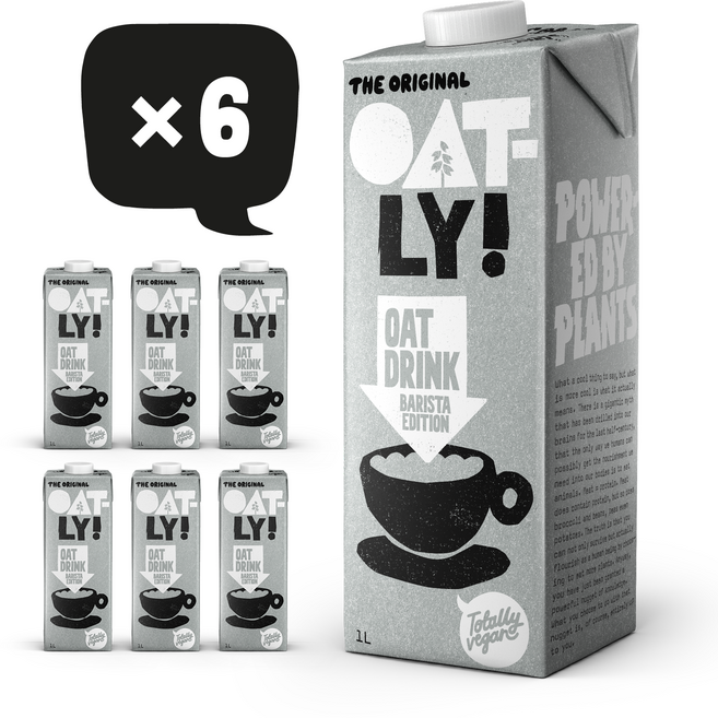 오틀리 바리스타 에디션 귀리음료, 1L, 6개