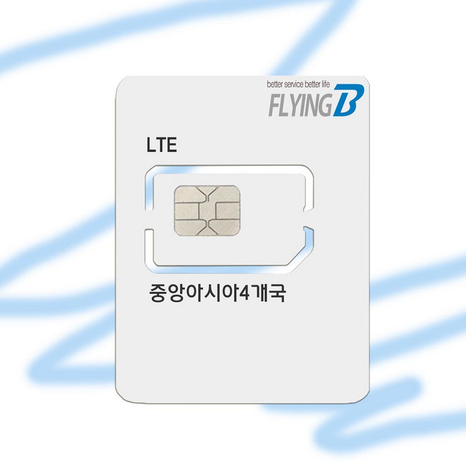 10위 - 해외여행유심 중앙아시아4개국 데이터용 카자흐스탄 키르기스스탄 파키스탄 우즈베키스탄, 1개, 총 3GB, 10
