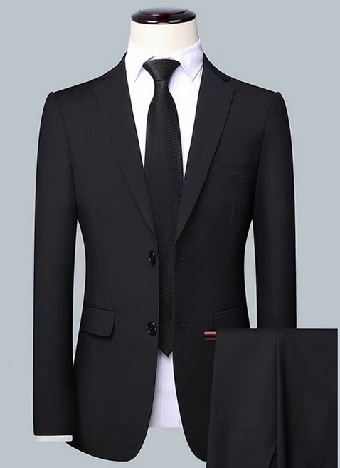 휠렉스 남성 캐주얼 사계절 투버튼 정장 수트세트 Y32