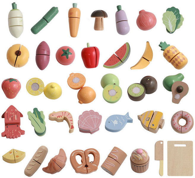 피에스타 원목 썰기 35종, 단품, 1세트