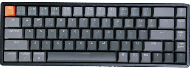 독거미키보드 S99 Mac용 블루투스 무선 기계식 키보드 RGB 다채로운 컬러 C395-259, 그레이, W3(갈축), 텐키리스