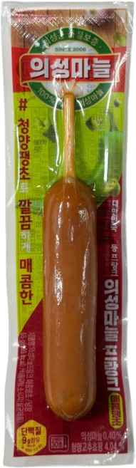 프랑크_65gx30개_치즈_아이스박스_의성마늘_롯데 FBA0, 15개, 65g