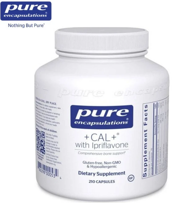 미국 Pure Encapsulations 칼슘 이프리플라본 CAL with Ipriflavone 210캡슐, 1개, 210정 - 쿠팡
