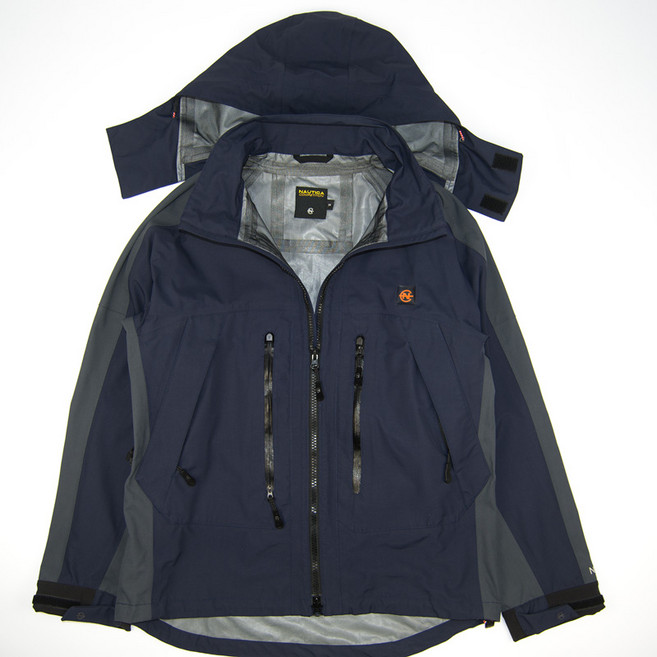 노티카 네이비 아웃도어 후드 바람막이 점퍼 M 남성 MJP935 자바구제창고