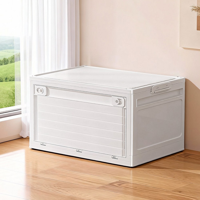 YEAAYE 다용도 접이식 폴딩 박스 초대형 JG3097-4, 1개, 화이트