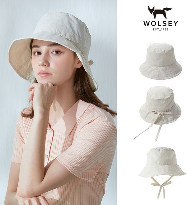 백화점 출고 [울시]여성 투홀버킷햇/자외선차단/여자모자/쿨링_3종택1