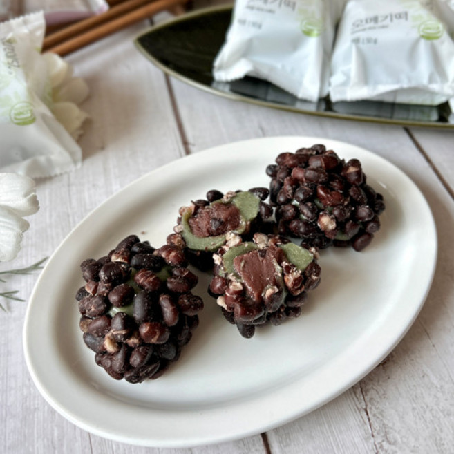 선물용 추천 든든한 한끼 간식 몰랑몰랑 제주 오메기떡 20개입 가성비 좋은 선물용 제주특산물 팥떡, 50g, 20개