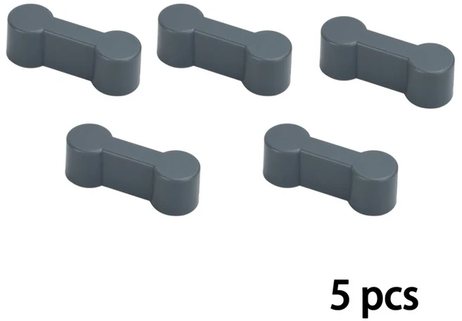나무 철도 연결 헤드 액세서리 해결사 기차 트랙 홀더 맞는 Brio 나무 트랙 어린이를위한 교육 크리 에이, 02 Connector grey 5pcs