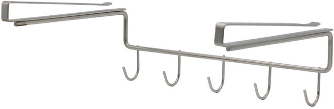 NHB 주방 조리도구 거치대 받침대 스텐 국자 컵 걸이 정리 국내산, 1개