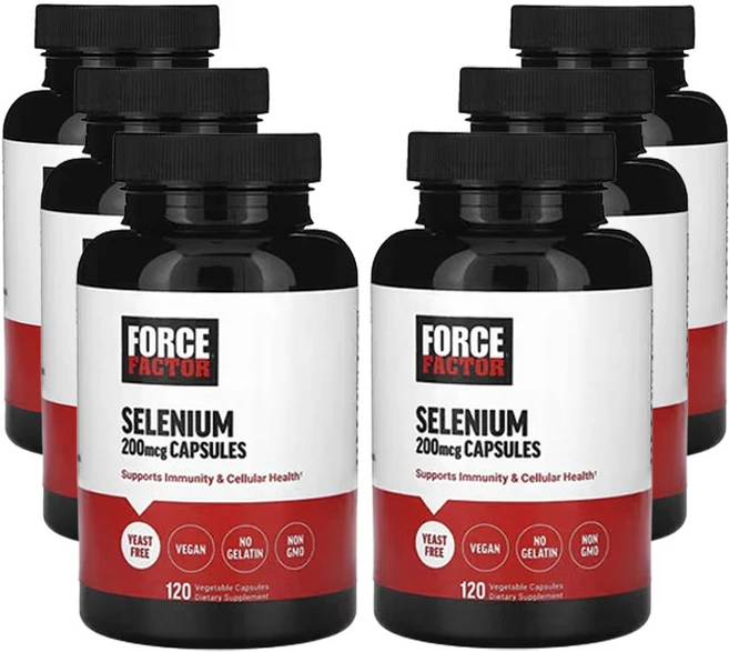 포스팩터 셀레늄 200mcg 베지 캡슐 120 정, 120캡슐, 6개, 120정 - 쿠팡