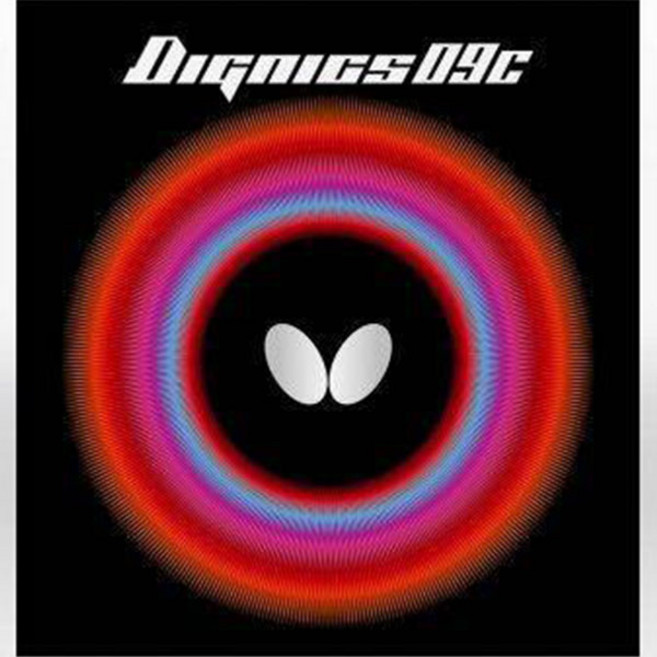 버터플라이 디그닉스09C 탁구러버, 흑색, 1개