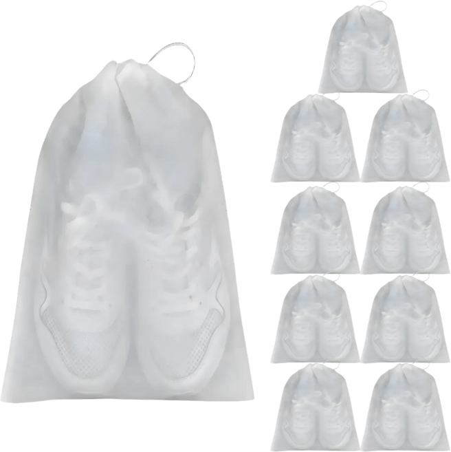 제노홈 대형 파우치 여행용 신발 주머니 10개