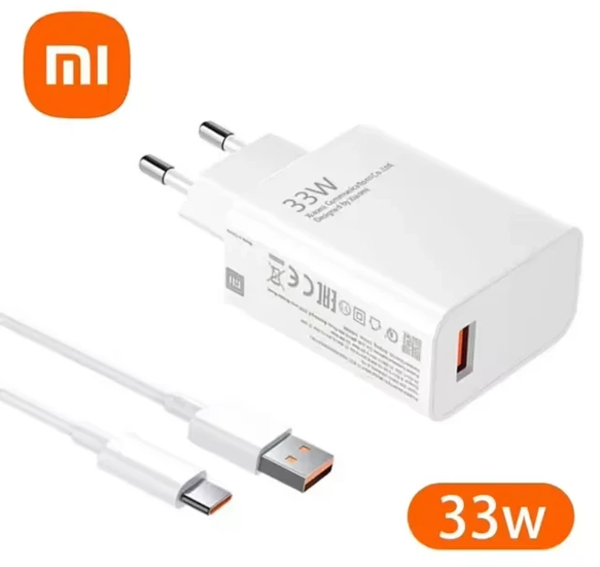 Xiaomi 호환 120w 초고속 충전기 유형 C USB 케이블 헤드 iphone 호환 15 Pro Max samsung 호환 용 급속 세, 01 33W Charger Set