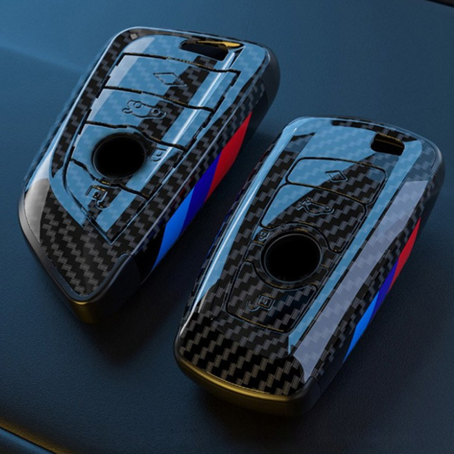 카본 풀커버 BMW키케이스 스마트키 자동차키 키링홀더 3시리지 5시리즈 X3 X4 X5, 풀커버 카본 F바디(구형)