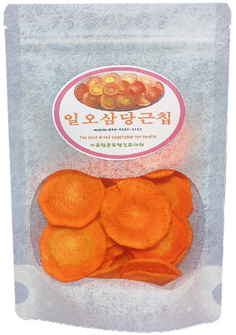 일오삼당근칩 동결건조저온유탕야채칩 말린당근 60g, 1개