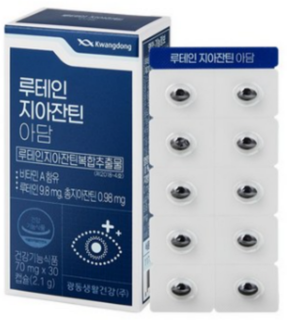 광동 루테인+지아잔틴 아담 700mg*30캡슐x5박스, 5개, 30정