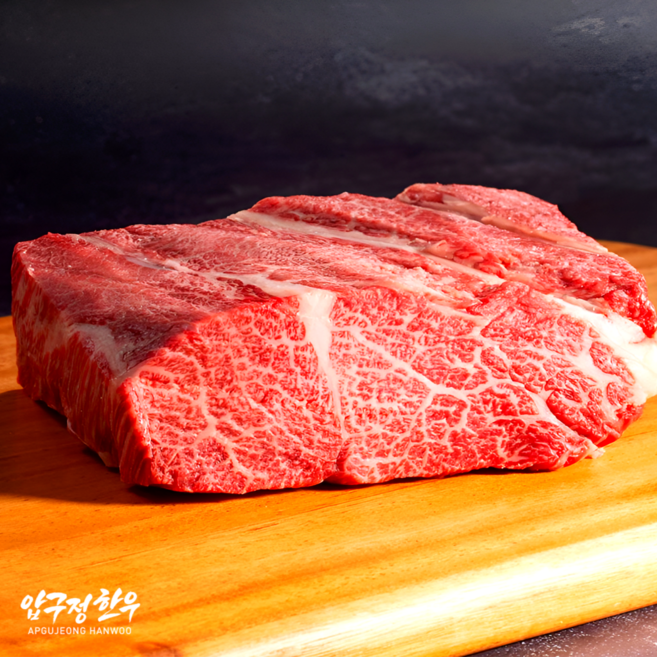 1++등급 한우 살치살 1kg (냉장) 대용량 구이용 스테이크 투뿔 소고기 눈꽃마블링 살치구이 (압구정한우) 캠핑용 3팩이상 시즈닝증정, 200g, 5개