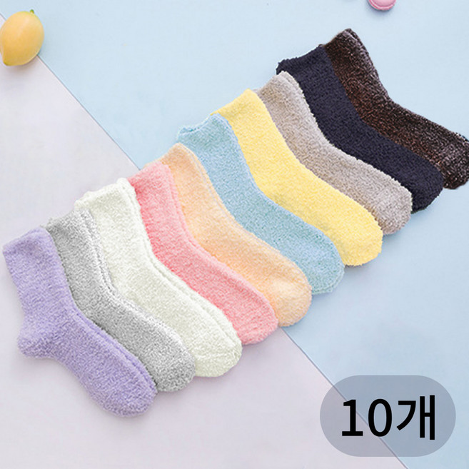 로안폴린 무압박 여성 수면양말 10켤레 세트 임산부양말