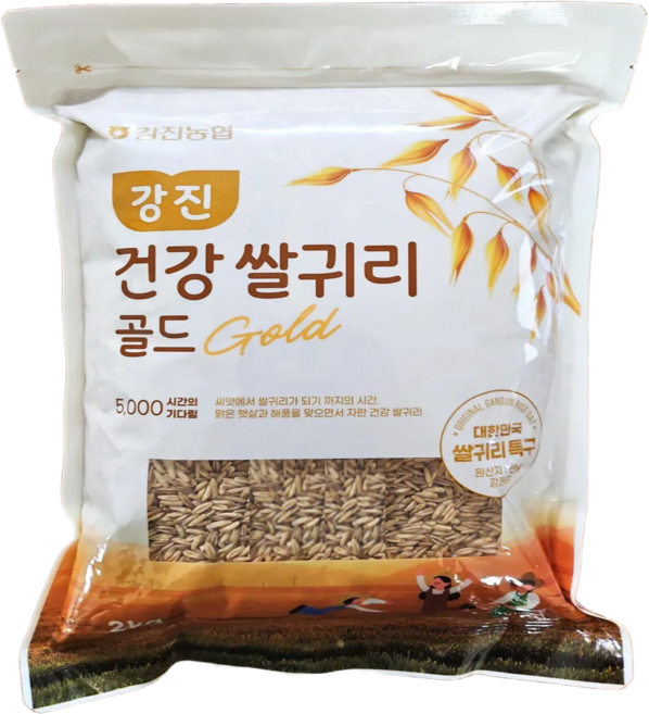 [농협] [25년산 햇곡] 대한민국 쌀귀리 특구 강진산 귀리 골드, 1개, 2kg