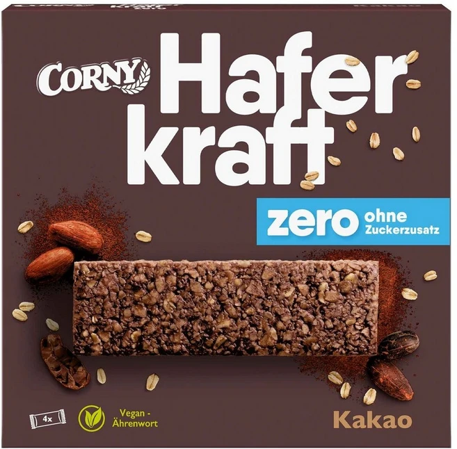 Corny 코니 시리얼 에너지바 무설탕 오트 크래프트 초코 4x35g, 35g - 쿠팡