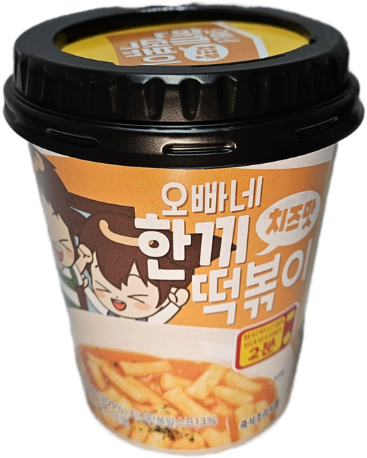 송학식품 오빠네 한끼떡볶이 치즈맛, 16개, 115g