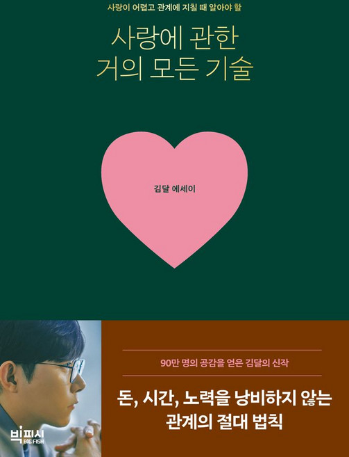 사랑에 관한 거의 모든 기술:사랑이 어렵고 관계에 지칠 때 알아야 할, 김달, 빅피시