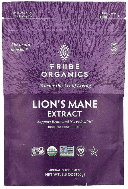 트라이브 오가닉스 노루궁뎅이버섯 추출물 100g, Tribe Organics (트라이브 오가닉스) Org, 1개 - 쿠팡