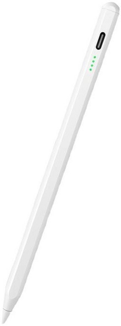 觸控筆 電容筆 繪畫筆 手機平板觸控筆 手寫筆 適用於 iPhone/iPad/安卓設備, 1個, 白色【三代旗艦款】（手機平板通用）, 白色