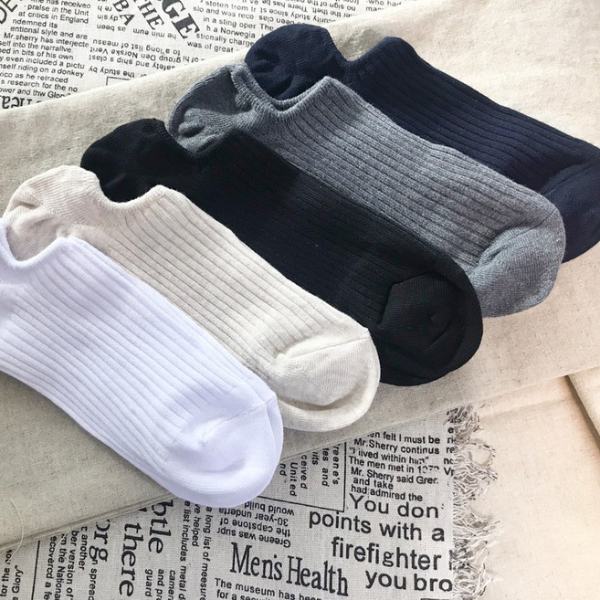 프리미엄 골지 덧신 페이크삭스(남성) 안벗겨지는 양말덧신 10켤레