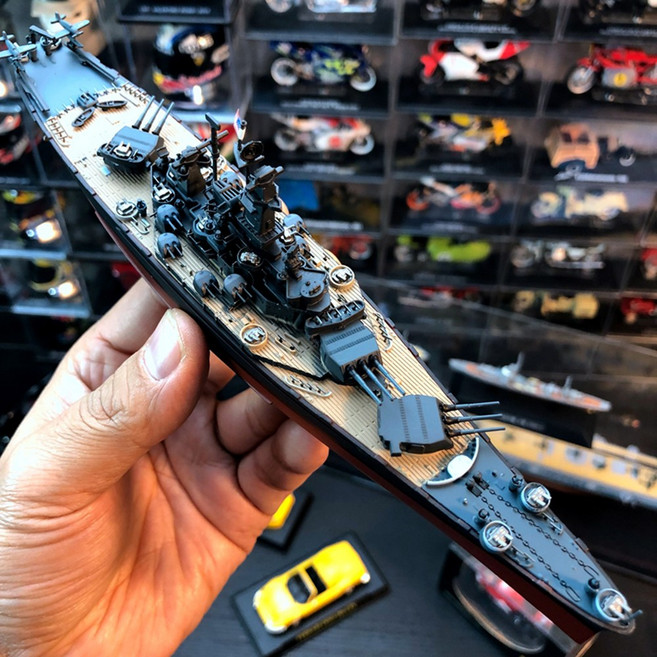 제2차 세계대전 전함 사우스 다코타 군함 다이캐스트 1:1000, USS앨라배마, 24*4*5cm